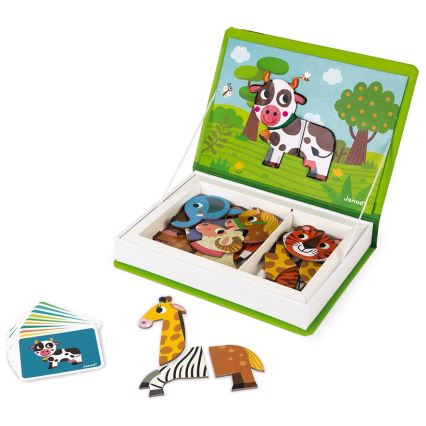 Janod - Kit magnétique interactif MAGNETIBOOK animaux