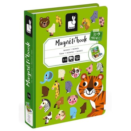 Janod - Kit magnétique interactif MAGNETIBOOK animaux