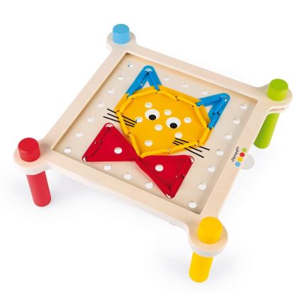 Janod - Mosaïque interactive en bois MONTESSORI