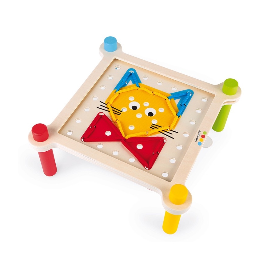 Janod - Mosaïque interactive en bois MONTESSORI