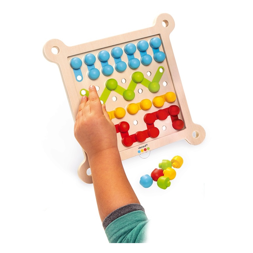Janod - Mosaïque interactive en bois MONTESSORI