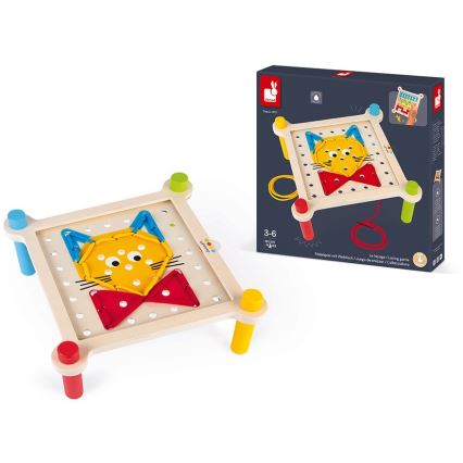 Janod - Mosaïque interactive en bois MONTESSORI