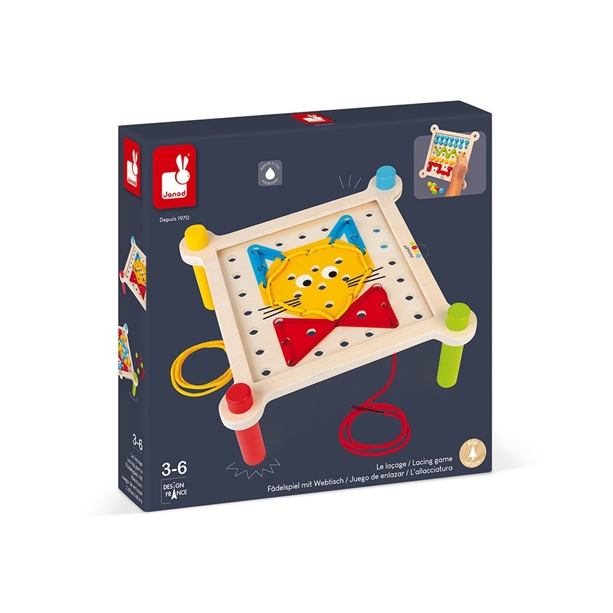 Janod - Mosaïque interactive en bois MONTESSORI