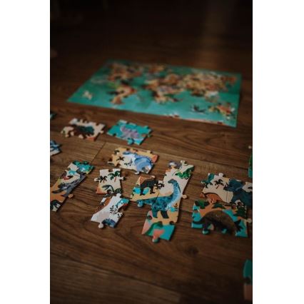 Janod - Puzzle éducatif pour enfant 200 pcs dinosaures