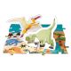 Janod - Puzzle éducatif pour enfant 200 pcs dinosaures