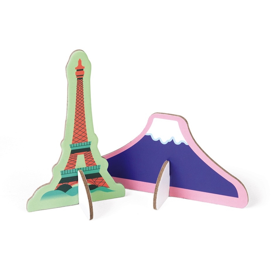 Janod - Puzzle éducatif pour enfant 350 pcs monde