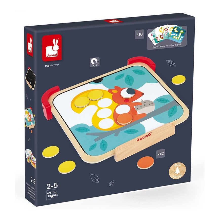 Janod - Puzzle magnétique LEARNING TOYS
