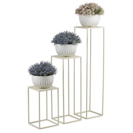 Jardinière 100x24 cm crème