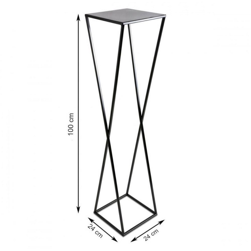 Jardinière 100x24 noire