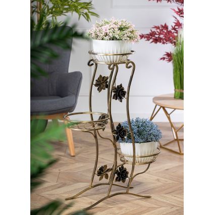 Jardinière 100x70 cm doré