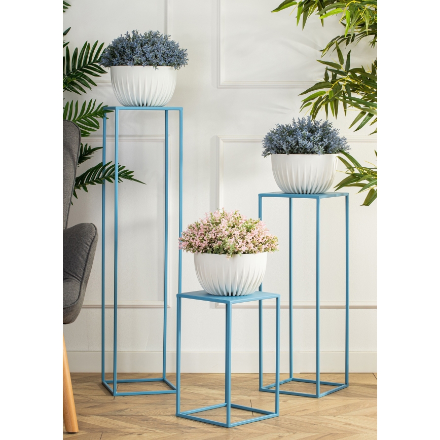 Jardinière 40x24 cm bleu