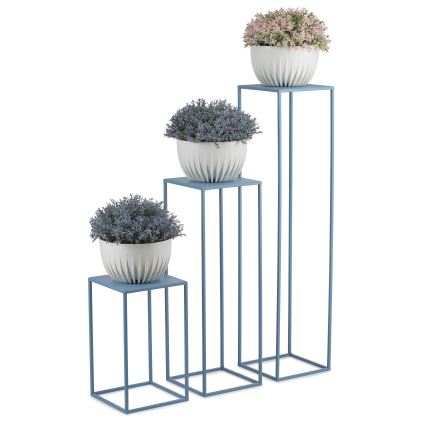 Jardinière 40x24 cm bleu