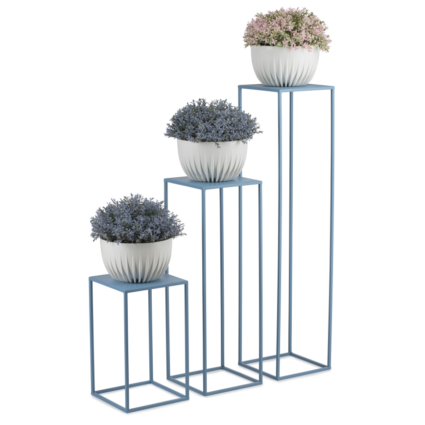 Jardinière 40x24 cm bleu