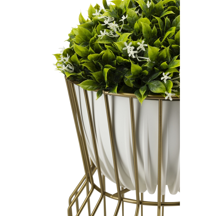 Jardinière 50x26 cm doré