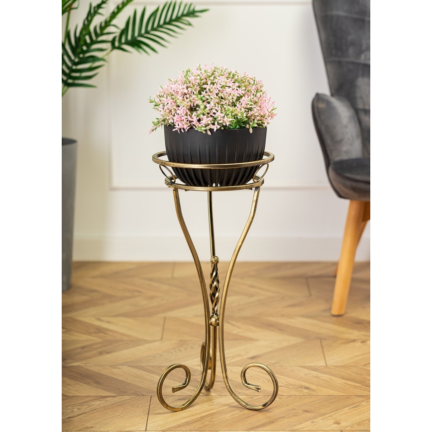 Jardinière 60x28 cm doré