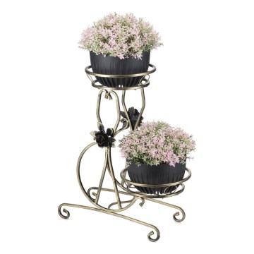Jardinière 64x54 cm doré