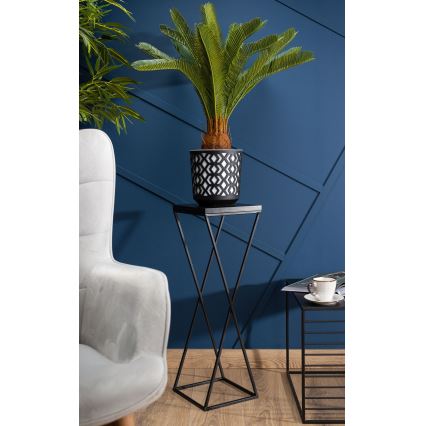 Jardinière 70x24 cm noir