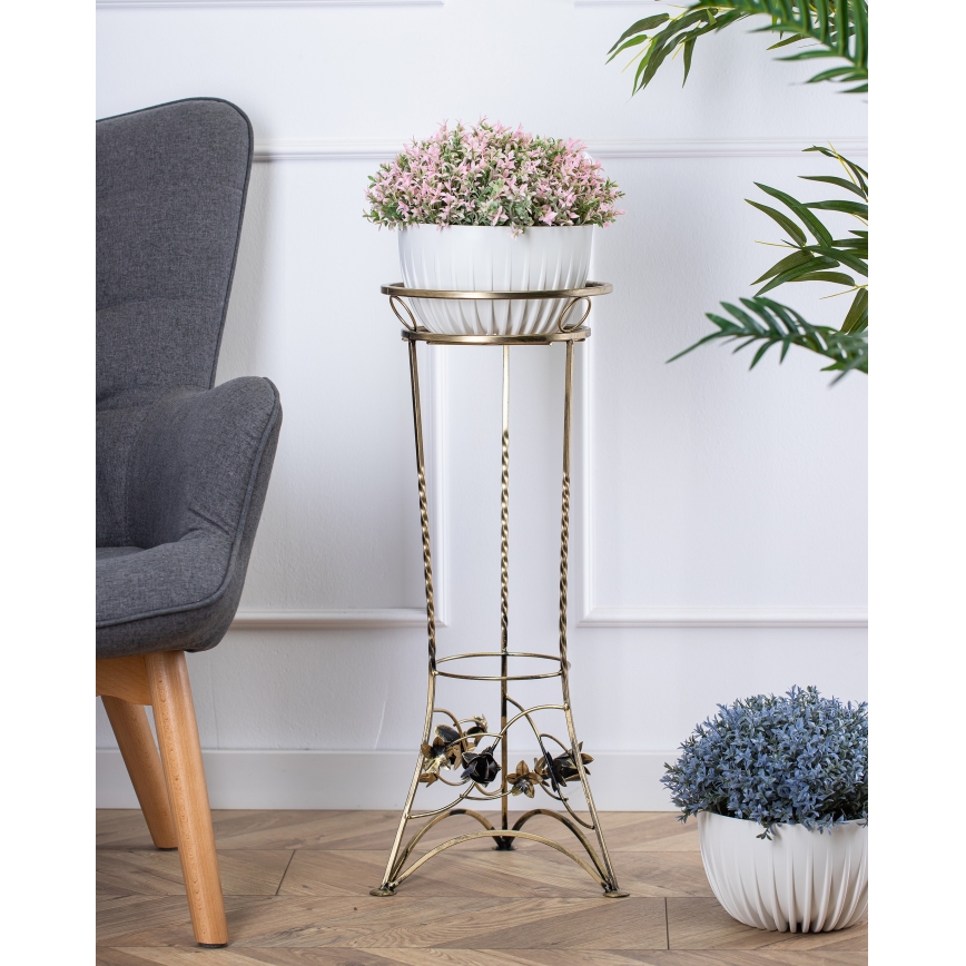 Jardinière 72x28 cm doré