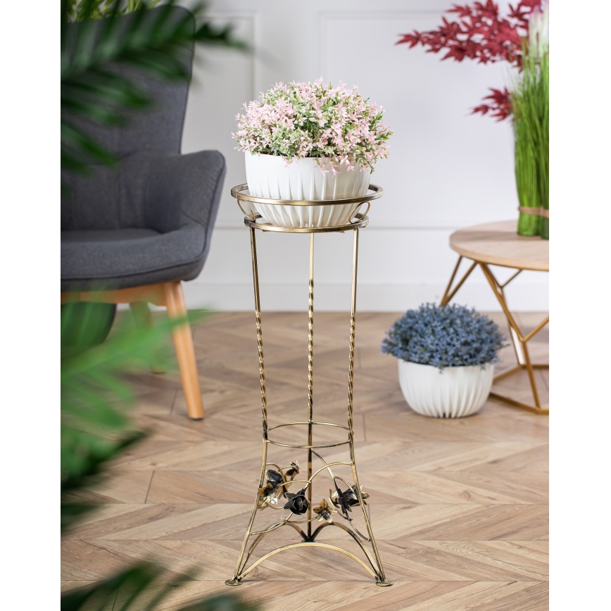 Jardinière 72x28 cm doré