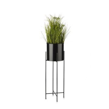 Jardinière 75x17 cm noire