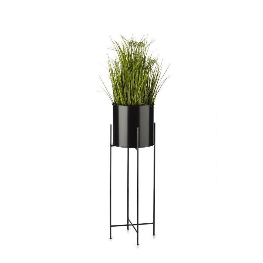 Jardinière 75x17 cm noire