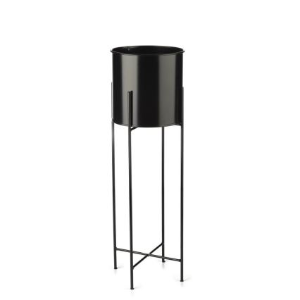 Jardinière 75x17 cm noire
