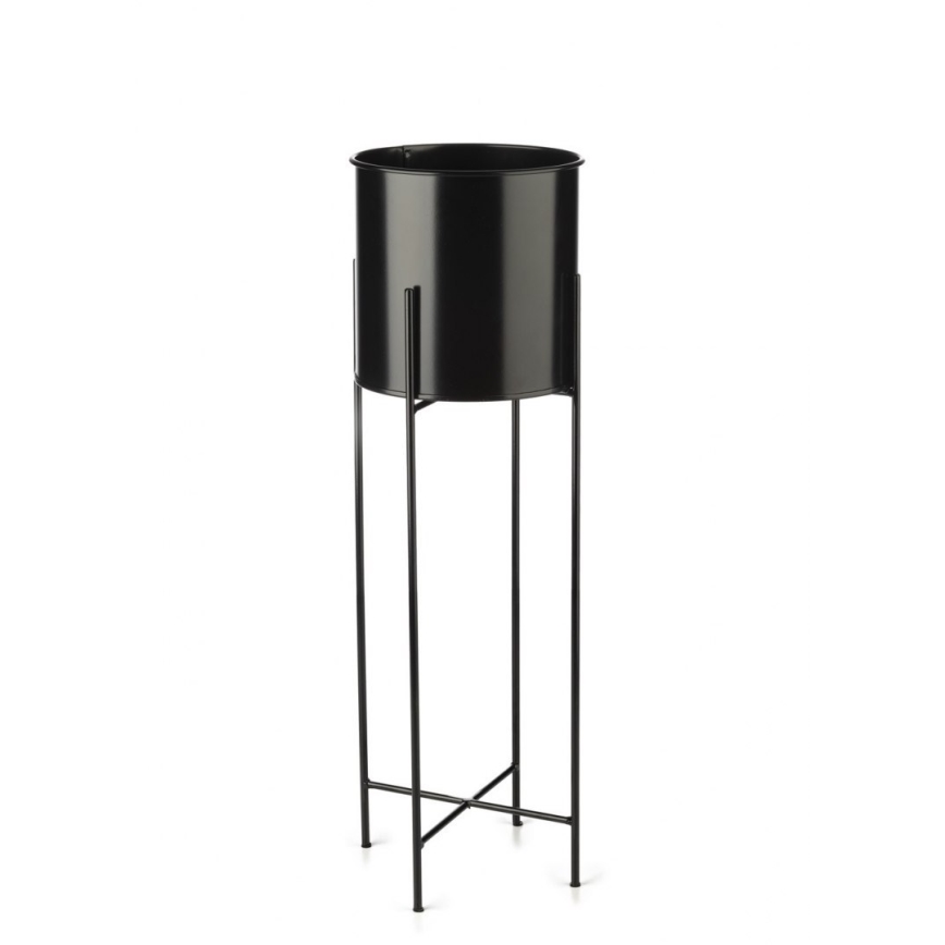 Jardinière 75x17 cm noire