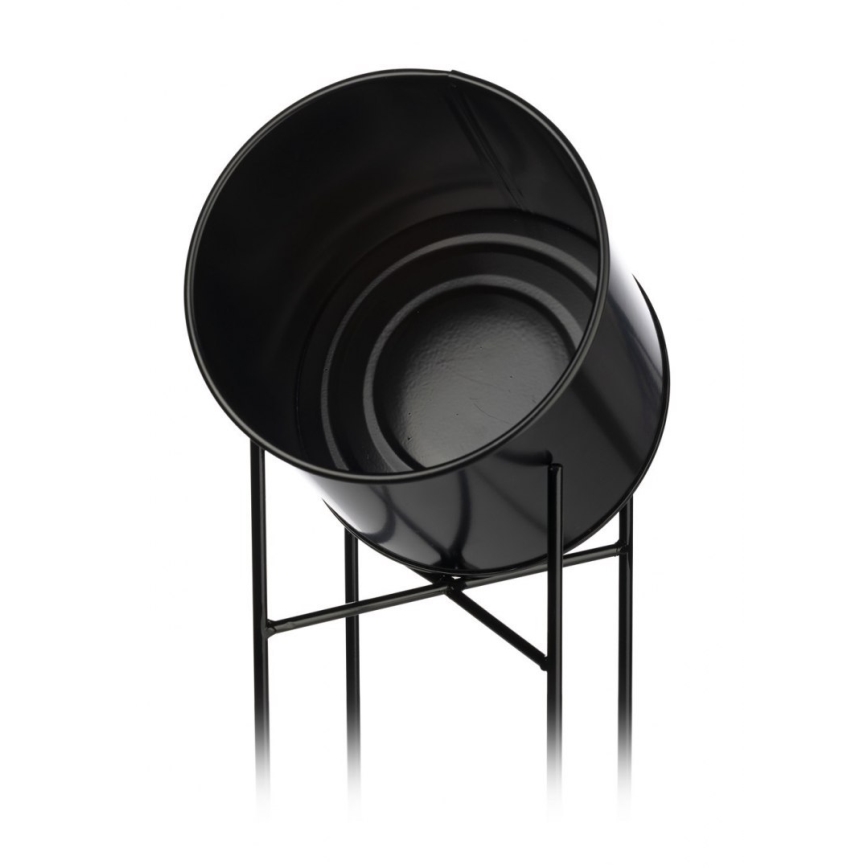 Jardinière 75x17 cm noire