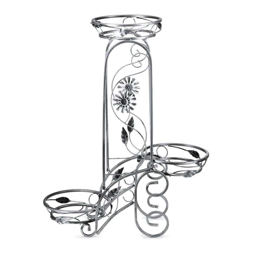 Jardinière 88x65 cm argent