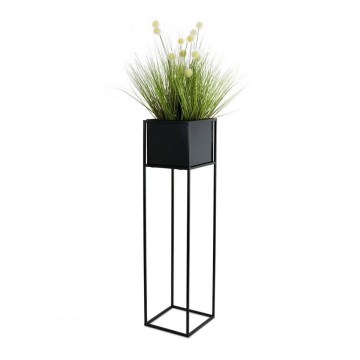 Jardinière 90x24 cm noire