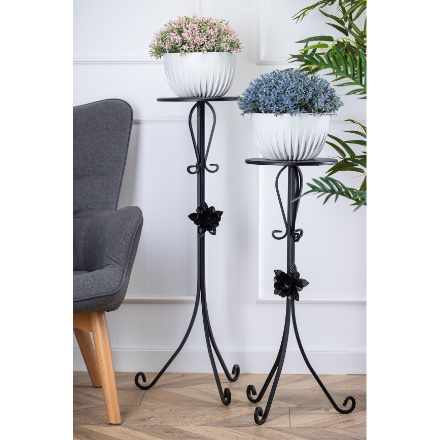 Jardinière 95x39 cm noir