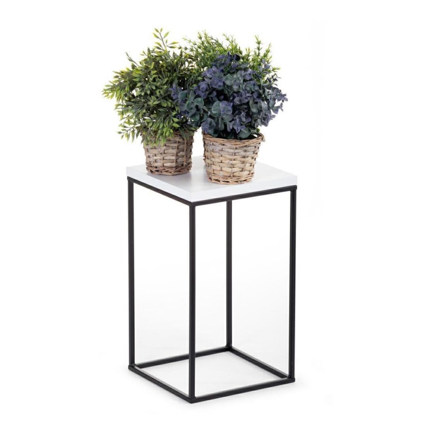 Jardinière BASICLOFT 40x24 blanche/noire