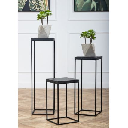 Jardinière BASICLOFT 60x24 noire