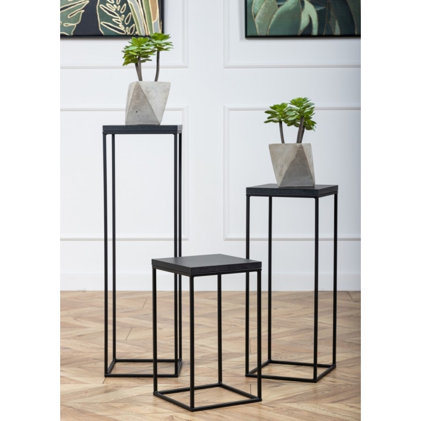 Jardinière BASICLOFT 60x24 noire