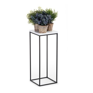 Jardinière BASICLOFT 80x24 noire/blanche