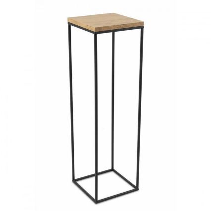 Jardinière BASICLOFT 80x24 noire/marron