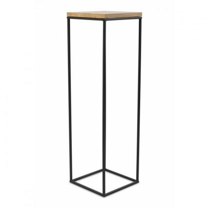 Jardinière BASICLOFT 80x24 noire/marron