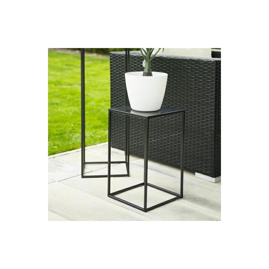 Jardinière de 40x24 cm noire