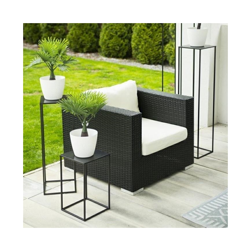 Jardinière de 40x24 cm noire