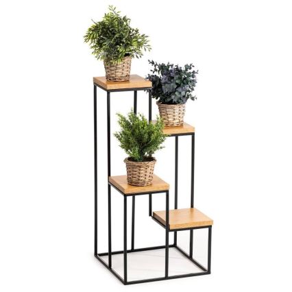 Jardinière KASKADA 70x34 noire/marron