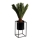 Jardinière RING 40x23 cm noire
