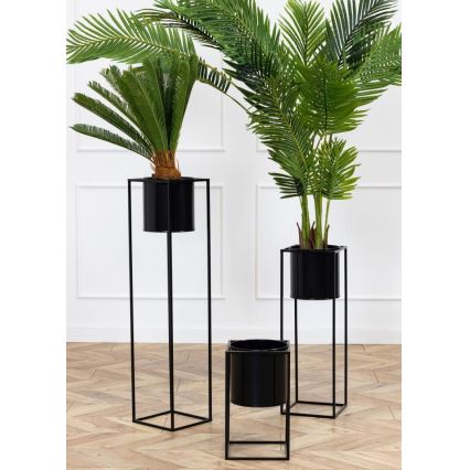 Jardinière RING 40x23 cm noire