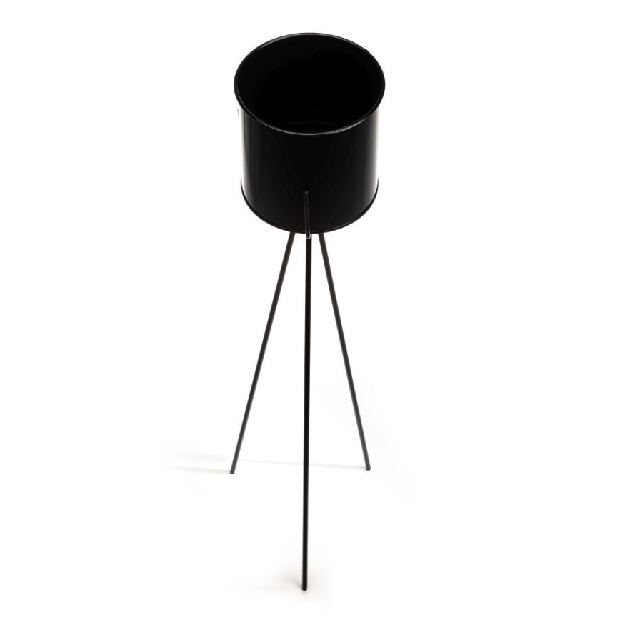 Jardinière TRIPOD 110x25 cm noire