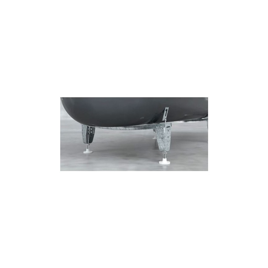 JIKA H2940120000001 - Pieds de baignoire ALMA/TANZA/RIGA en acier inoxydable