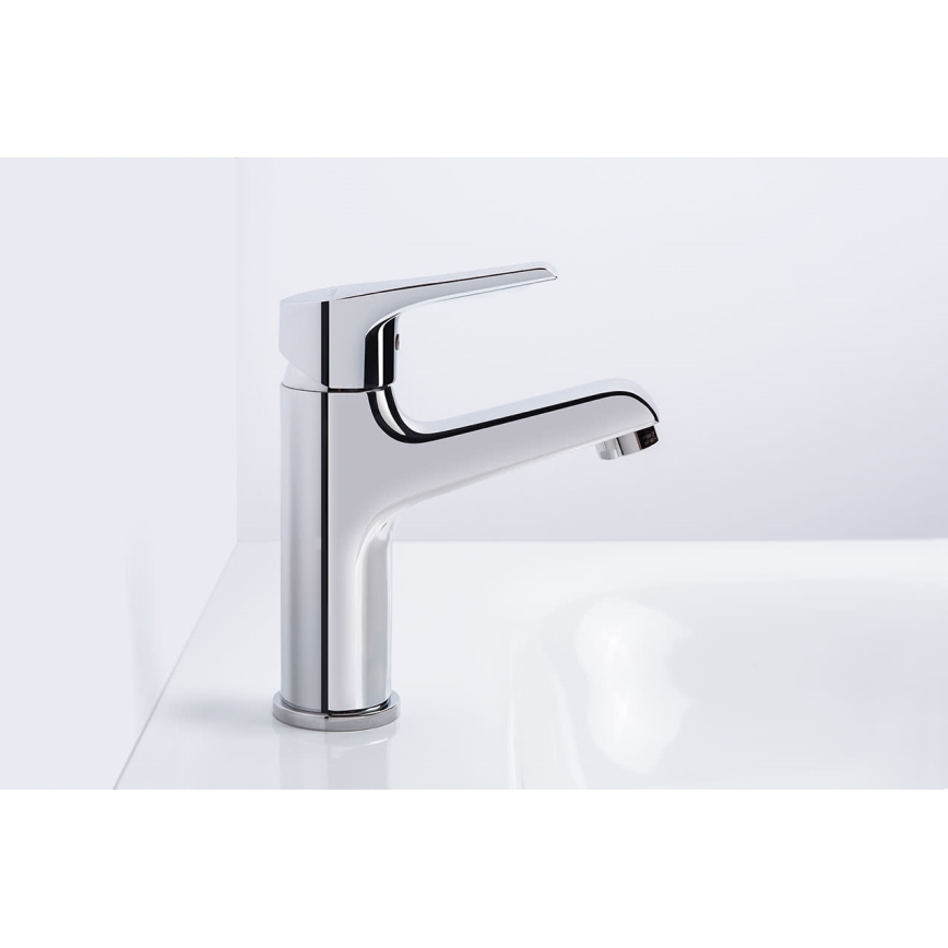 JIKA H3111W10041101 - Robinet de lavabo CUBE 17,9 cm chrome brillant