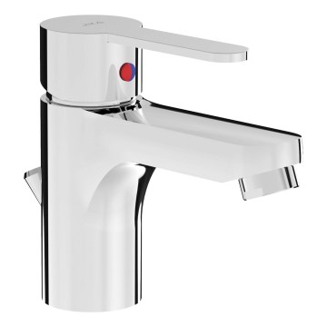 JIKA H3111Z10041111 - Robinet de lavabo avec vidage à trop-plein LYRA 12,5 cm chrome brillant