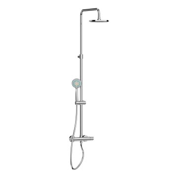 JIKA H3337170045711 - Colonnes de douche avec robinet thermostatique MIO chrome brillant