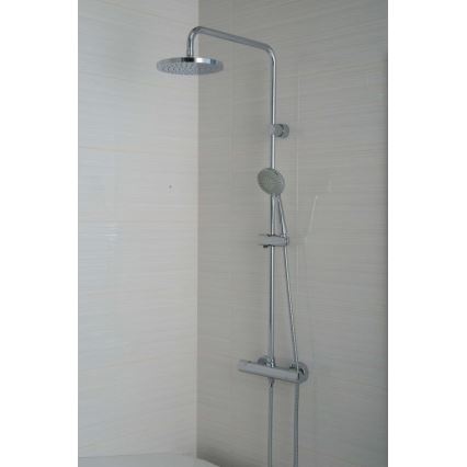 JIKA H3337170045711 - Colonnes de douche avec robinet thermostatique MIO chrome brillant