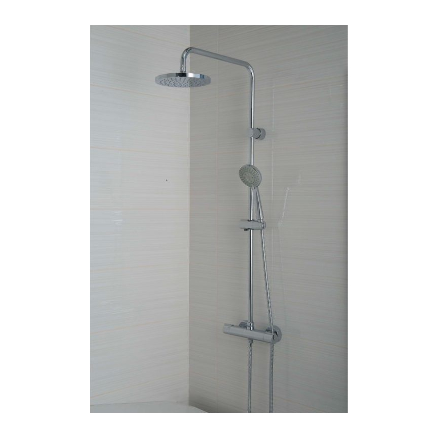 JIKA H3337170045711 - Colonnes de douche avec robinet thermostatique MIO chrome brillant