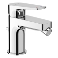 JIKA H3411X10041111 - Robinet de bidet avec vidage sans trop-plein CUBITO 12,8 cm chrome brillant
